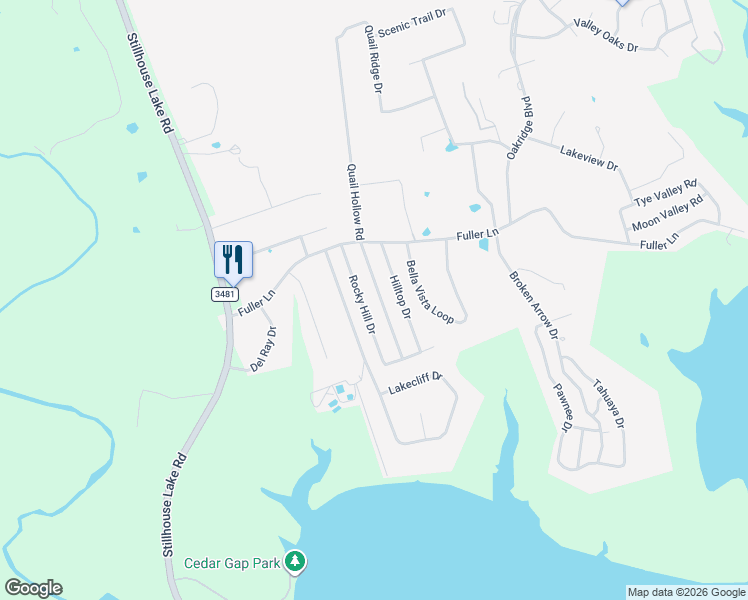 map of restaurants, bars, coffee shops, grocery stores, and more near 3920 Quail Hollow Road in Harker Heights