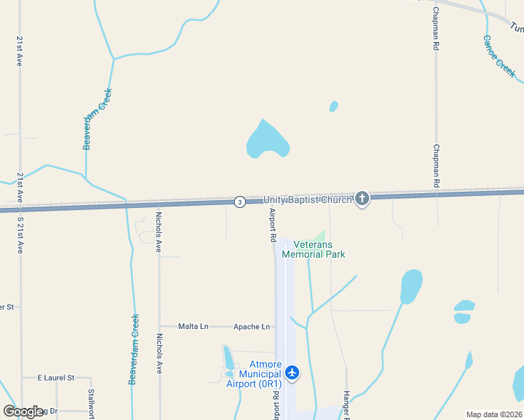 map of restaurants, bars, coffee shops, grocery stores, and more near 9904 U.S. 31 in Atmore