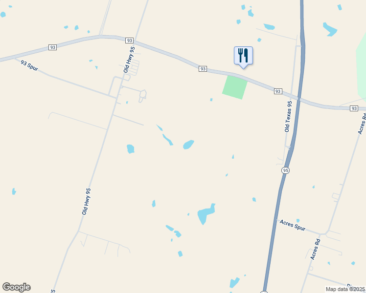 map of restaurants, bars, coffee shops, grocery stores, and more near 7145 Old Highway 95 in Temple