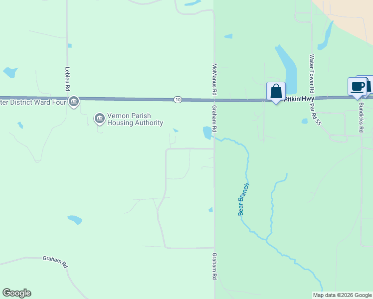 map of restaurants, bars, coffee shops, grocery stores, and more near 176 Lonnie Jenae LoopLeesvile in Leesville