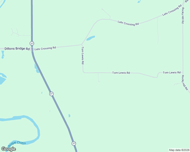 map of restaurants, bars, coffee shops, grocery stores, and more near 41 Tom Lewis Road in Tylertown