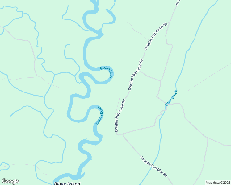 map of restaurants, bars, coffee shops, grocery stores, and more near 1320 Douglas Fish Club Road in White Oak