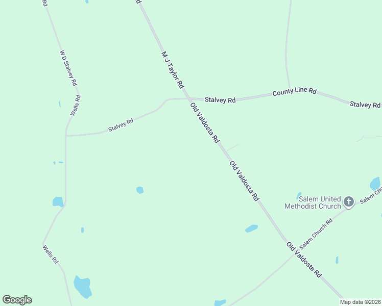 map of restaurants, bars, coffee shops, grocery stores, and more near 8733 Old Valdosta Road in Hahira