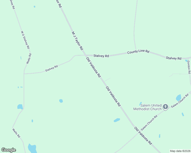 map of restaurants, bars, coffee shops, grocery stores, and more near 8733 Old Valdosta Road in Hahira