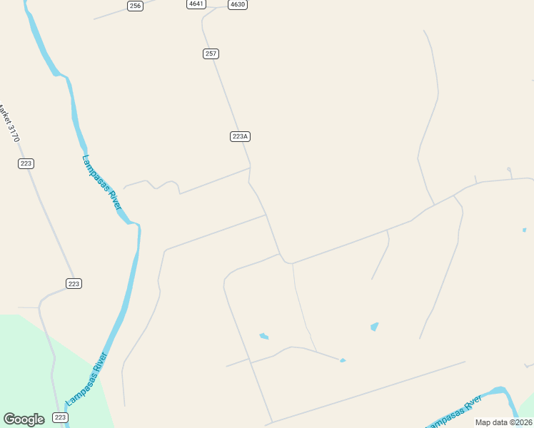 map of restaurants, bars, coffee shops, grocery stores, and more near County Road 223A in Kempner