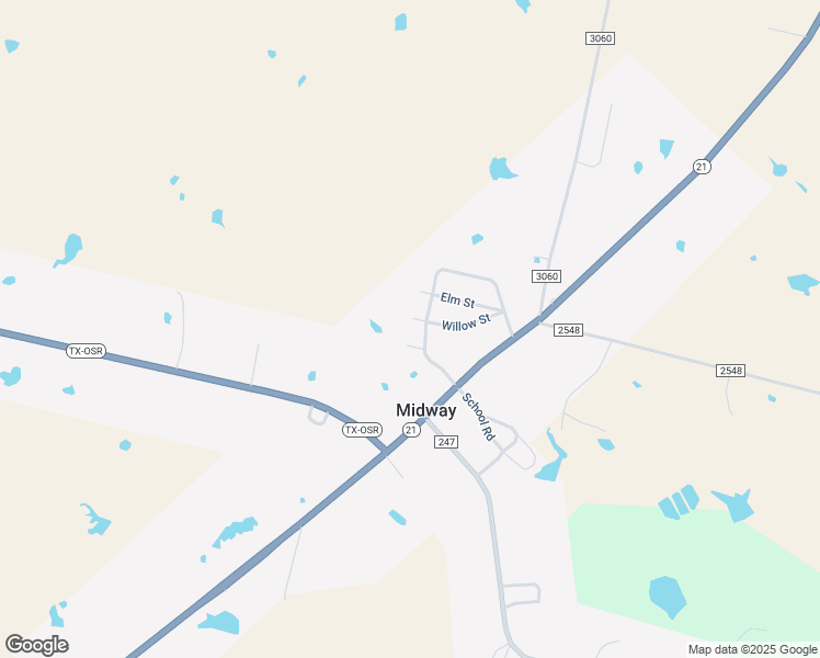 map of restaurants, bars, coffee shops, grocery stores, and more near 9312 Willow Street in Midway