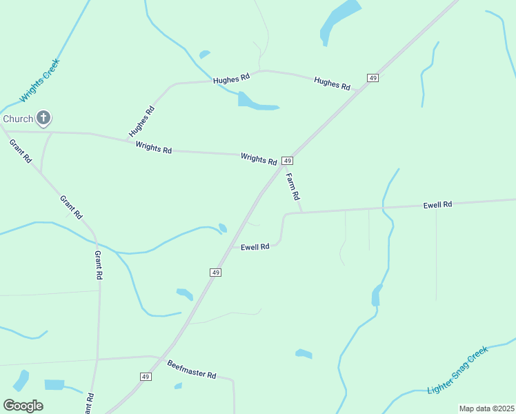 map of restaurants, bars, coffee shops, grocery stores, and more near 9627 County Road 49 in Slocomb