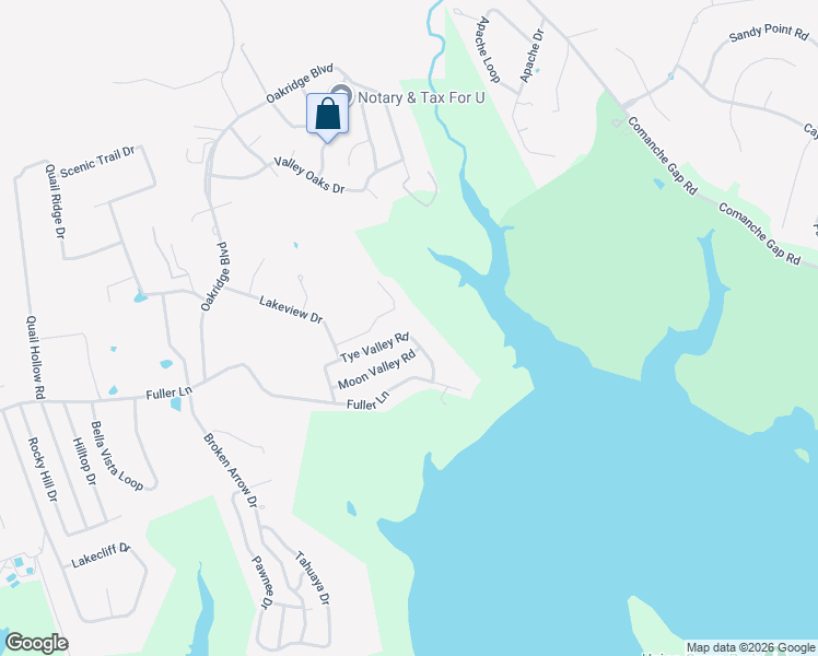 map of restaurants, bars, coffee shops, grocery stores, and more near 2301 Tye Valley Road in Harker Heights