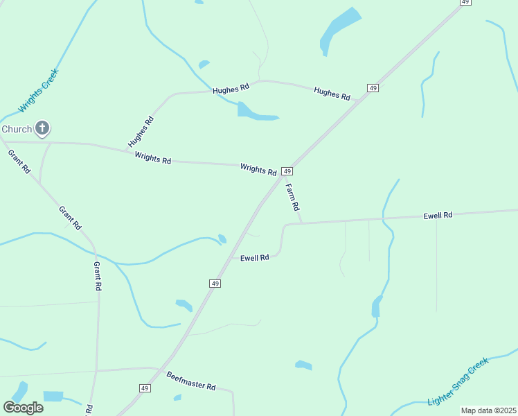 map of restaurants, bars, coffee shops, grocery stores, and more near 9627 County Road 49 in Slocomb
