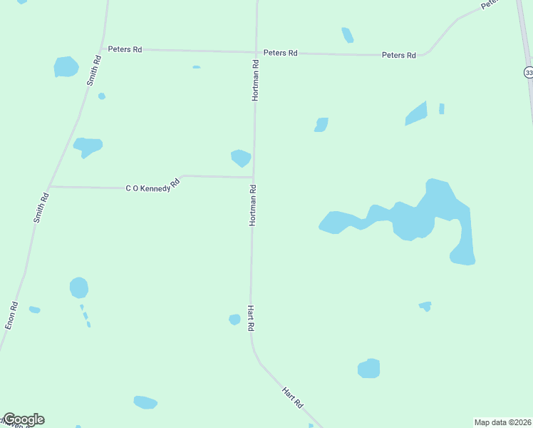 map of restaurants, bars, coffee shops, grocery stores, and more near 1139 Hortman Road in Pavo
