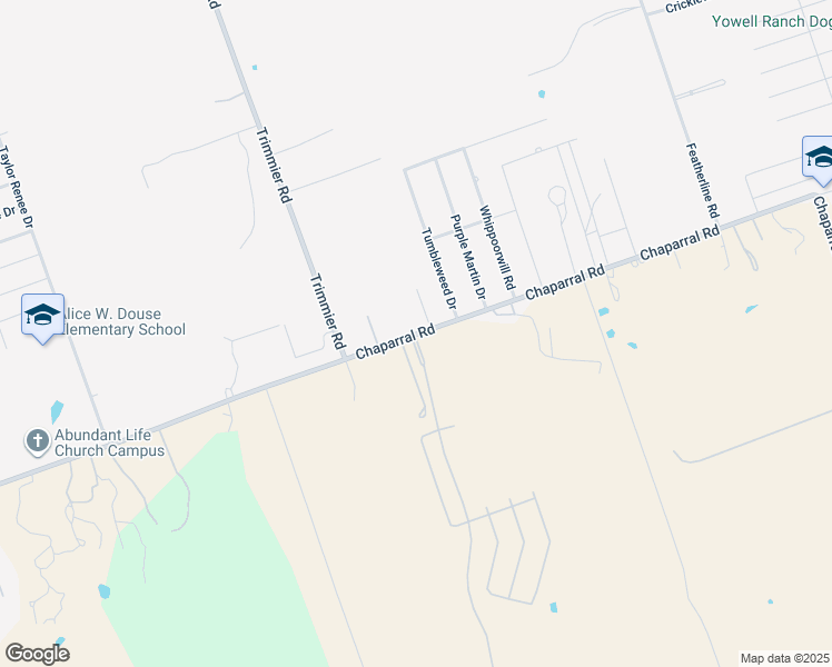 map of restaurants, bars, coffee shops, grocery stores, and more near 3640 Chaparral Road in Killeen