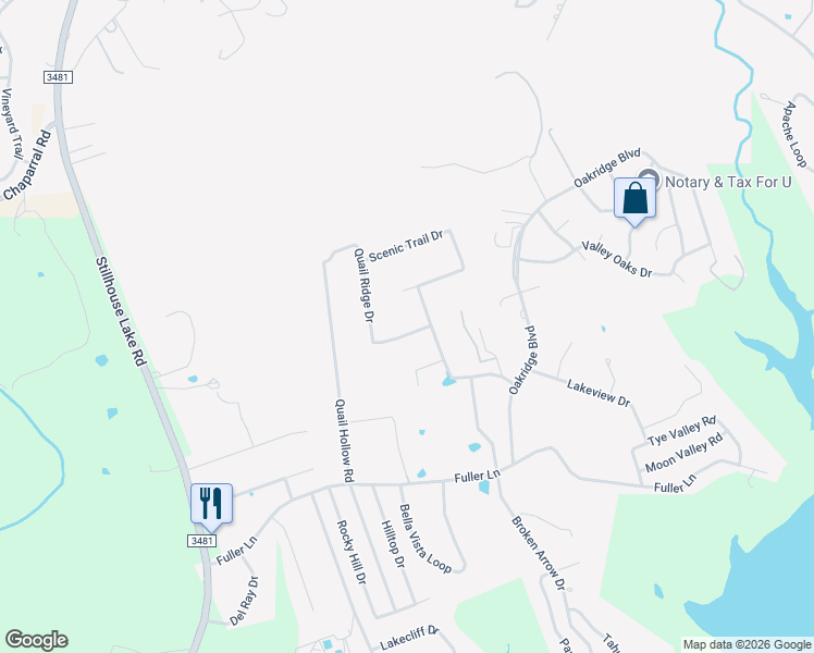 map of restaurants, bars, coffee shops, grocery stores, and more near 3907 Stone Creek Drive in Harker Heights