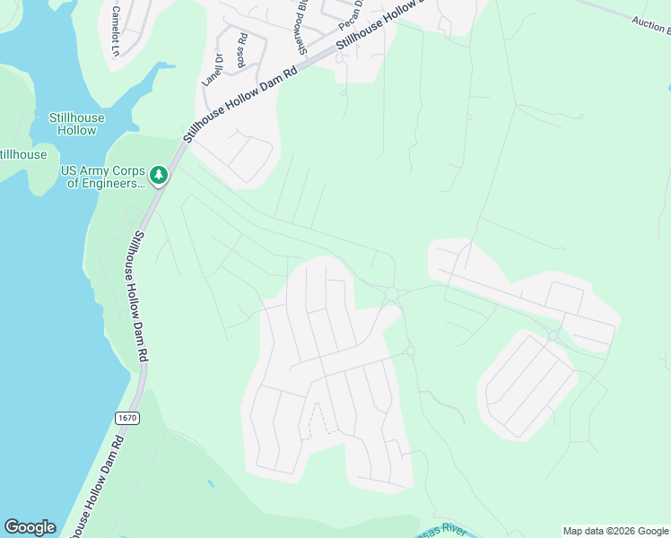 map of restaurants, bars, coffee shops, grocery stores, and more near 5115 Dauphin Drive in Belton