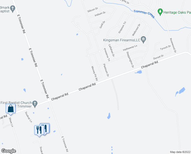 map of restaurants, bars, coffee shops, grocery stores, and more near 8709 Platinum Drive in Killeen