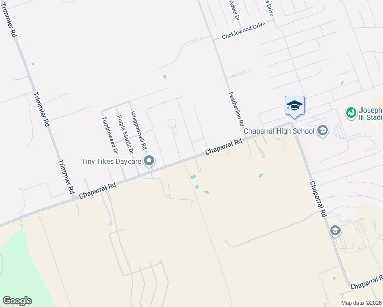 map of restaurants, bars, coffee shops, grocery stores, and more near 3985 Chaparral Road in Killeen