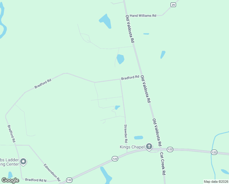 map of restaurants, bars, coffee shops, grocery stores, and more near 536 Strawder Road in Ray City