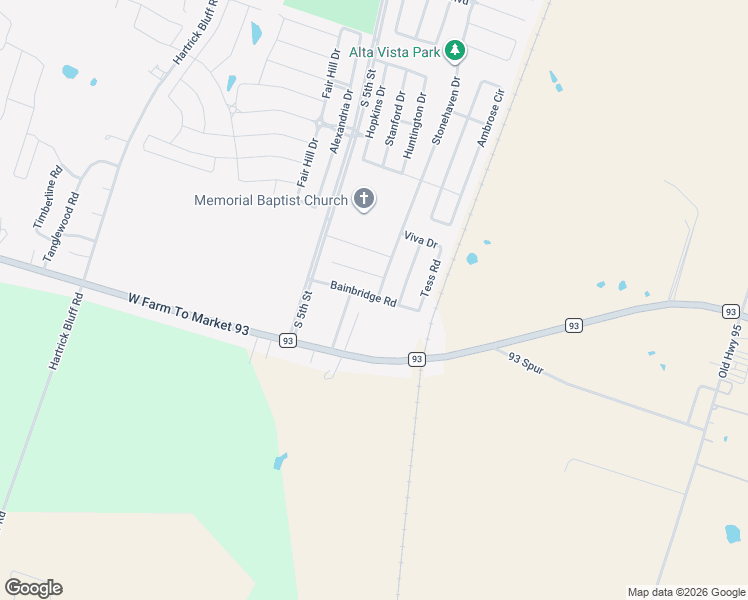 map of restaurants, bars, coffee shops, grocery stores, and more near 6337 Stonehaven Drive in Temple