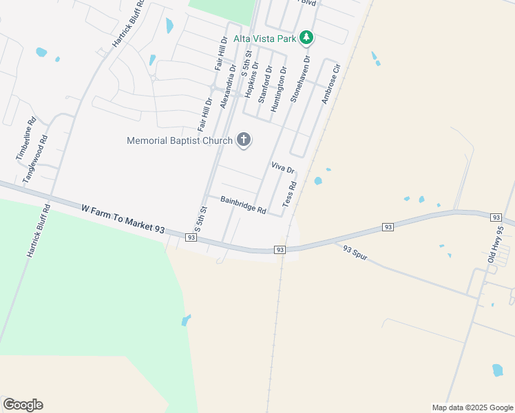 map of restaurants, bars, coffee shops, grocery stores, and more near 6337 Stonehaven Drive in Temple