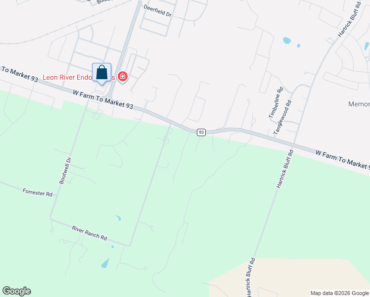 map of restaurants, bars, coffee shops, grocery stores, and more near 1683 W Farm To Market 93 in Bell County