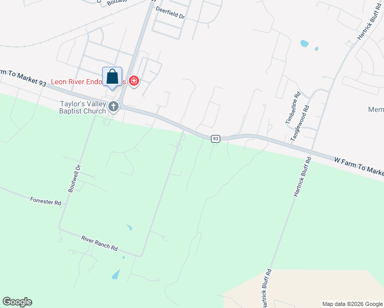 map of restaurants, bars, coffee shops, grocery stores, and more near 1683 W Farm To Market 93 in Bell County