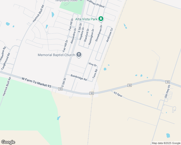 map of restaurants, bars, coffee shops, grocery stores, and more near 6213 Dorothy Muree Drive in Temple