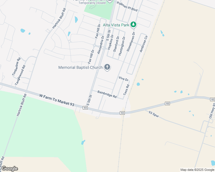 map of restaurants, bars, coffee shops, grocery stores, and more near 222 Highmore Court in Temple