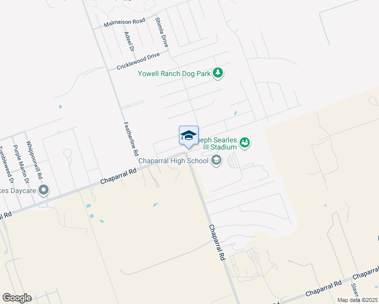 map of restaurants, bars, coffee shops, grocery stores, and more near 4400 Chaparral Road in Killeen