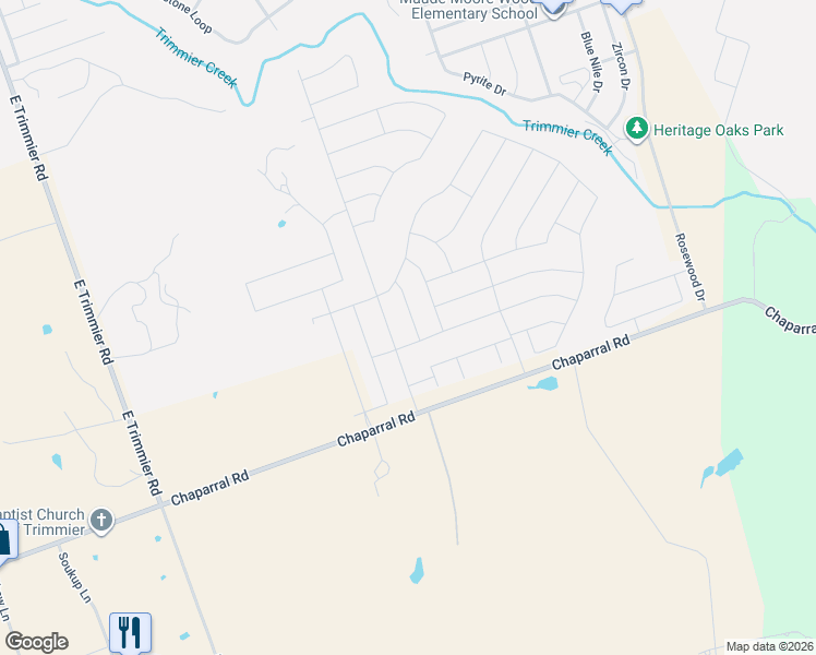 map of restaurants, bars, coffee shops, grocery stores, and more near 8505 Preserve Trail in Killeen