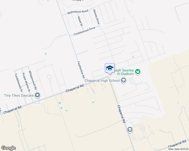 map of restaurants, bars, coffee shops, grocery stores, and more near 3317 Addison Street in Killeen