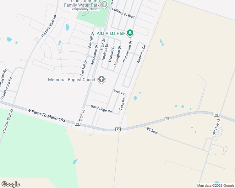 map of restaurants, bars, coffee shops, grocery stores, and more near 6213 Dorothy Muree Drive in Temple