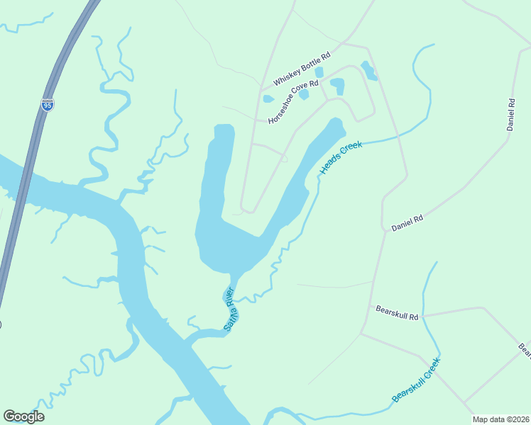 map of restaurants, bars, coffee shops, grocery stores, and more near 3297 Horseshoe Cove Road in Waverly