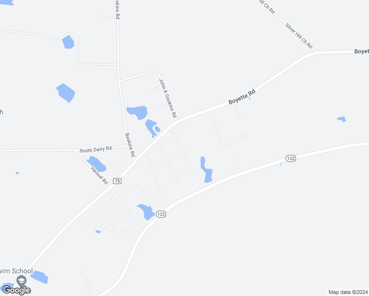 map of restaurants, bars, coffee shops, grocery stores, and more near 19 Ridge Road in Lakeland