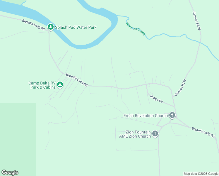 map of restaurants, bars, coffee shops, grocery stores, and more near 9156 Bryants Landing Road in Stockton