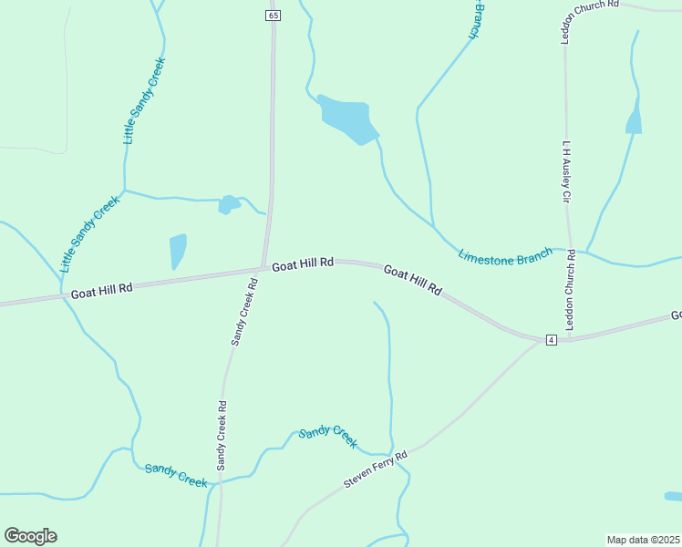 map of restaurants, bars, coffee shops, grocery stores, and more near 3664 Goat Hill Road in Samson