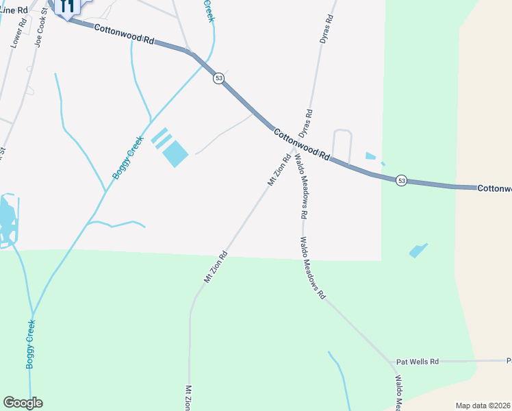 map of restaurants, bars, coffee shops, grocery stores, and more near 240 Mount Zion Road in Gordon