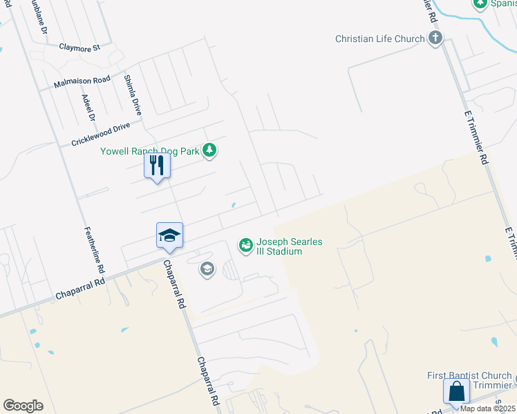 map of restaurants, bars, coffee shops, grocery stores, and more near 8929 Viewpark Lane in Killeen