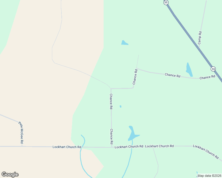 map of restaurants, bars, coffee shops, grocery stores, and more near 19090 Chance Road in Florala