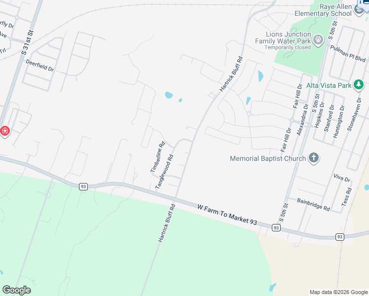 map of restaurants, bars, coffee shops, grocery stores, and more near 102 Red Oak Circle in Temple