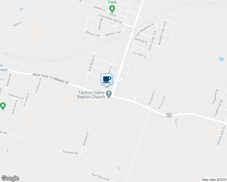 map of restaurants, bars, coffee shops, grocery stores, and more near 5707 South 31st Street in Temple