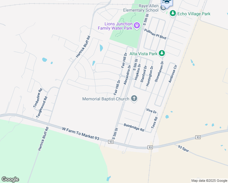 map of restaurants, bars, coffee shops, grocery stores, and more near 406 Banbury in Temple