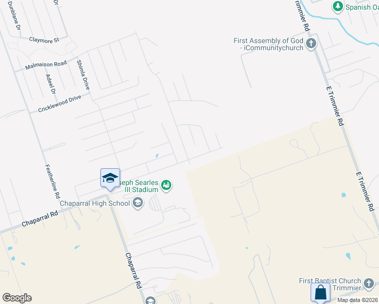 map of restaurants, bars, coffee shops, grocery stores, and more near 8929 Viewpark Lane in Killeen