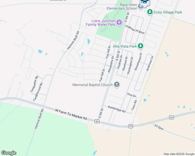 map of restaurants, bars, coffee shops, grocery stores, and more near 426 Banbury Drive in Temple