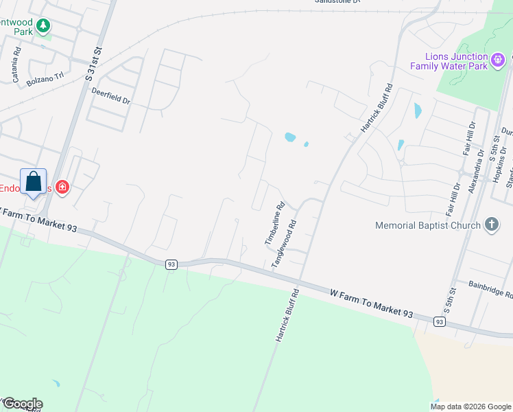 map of restaurants, bars, coffee shops, grocery stores, and more near 6506 Drexel Loop in Temple