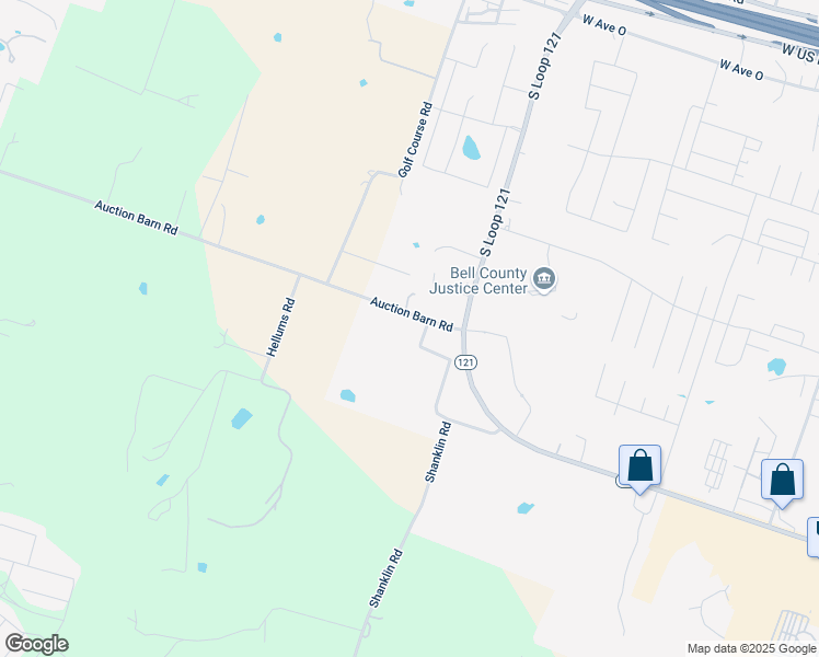 map of restaurants, bars, coffee shops, grocery stores, and more near 2400 Paizza Drive in Belton