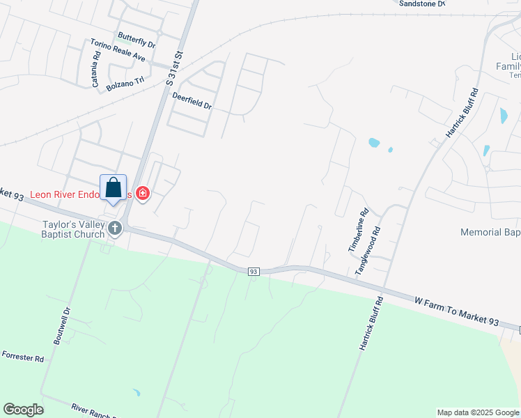 map of restaurants, bars, coffee shops, grocery stores, and more near 1515 Alta Vista Loop in Temple