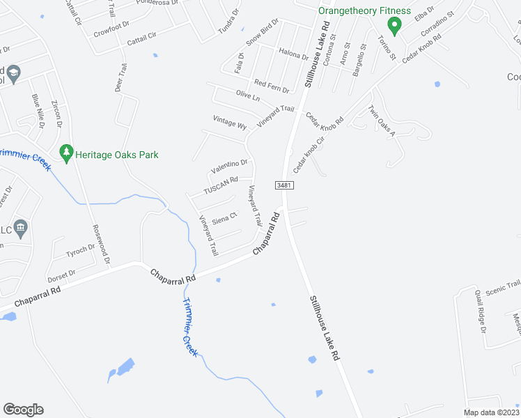 map of restaurants, bars, coffee shops, grocery stores, and more near 3307 Vineyard Trail in Harker Heights