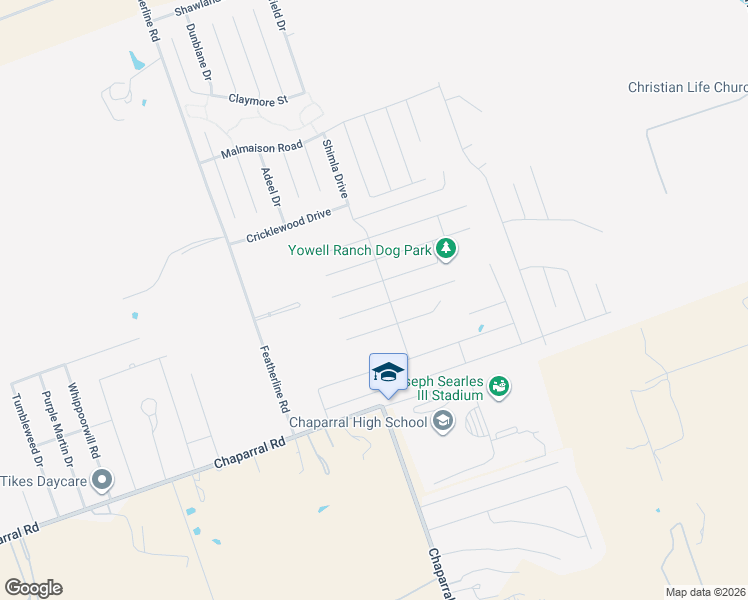 map of restaurants, bars, coffee shops, grocery stores, and more near 3417 Greyfriar Drive in Killeen