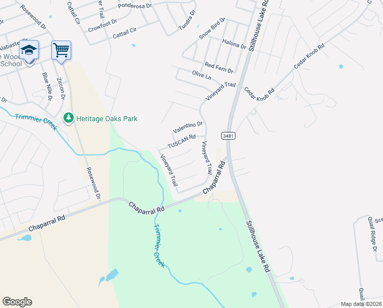 map of restaurants, bars, coffee shops, grocery stores, and more near 824 Terra Cotta Court in Harker Heights