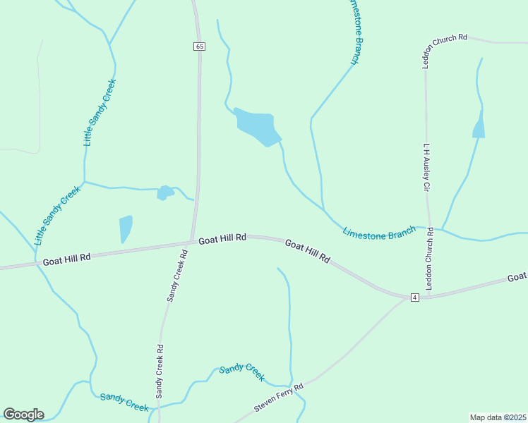 map of restaurants, bars, coffee shops, grocery stores, and more near 3664 Goat Hill Road in Samson