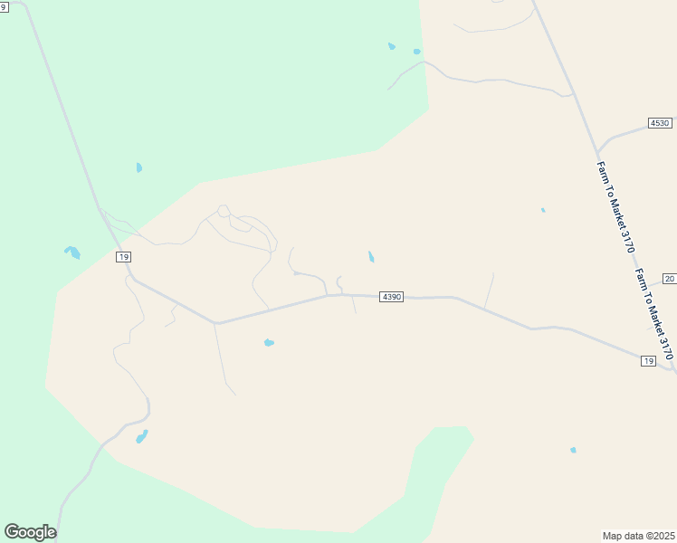 map of restaurants, bars, coffee shops, grocery stores, and more near 4115 County Road 4390 in Kempner
